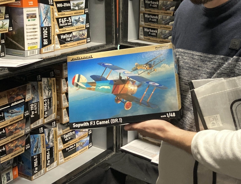 Doosje bij de Eduard stand bij SMC 2025