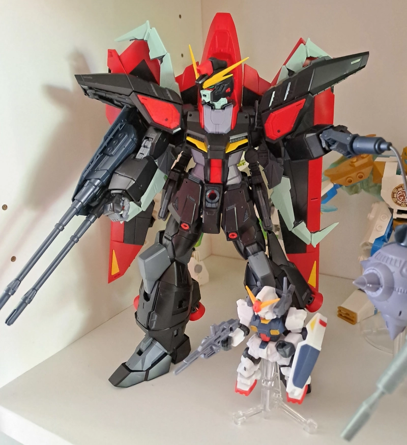 Gebouwde Raider Gundam
