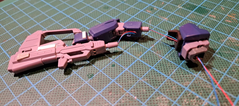 geweer en arm bedrading