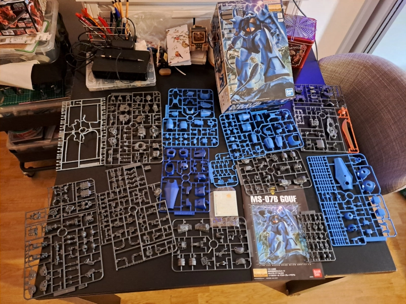 Box and runners/sprues