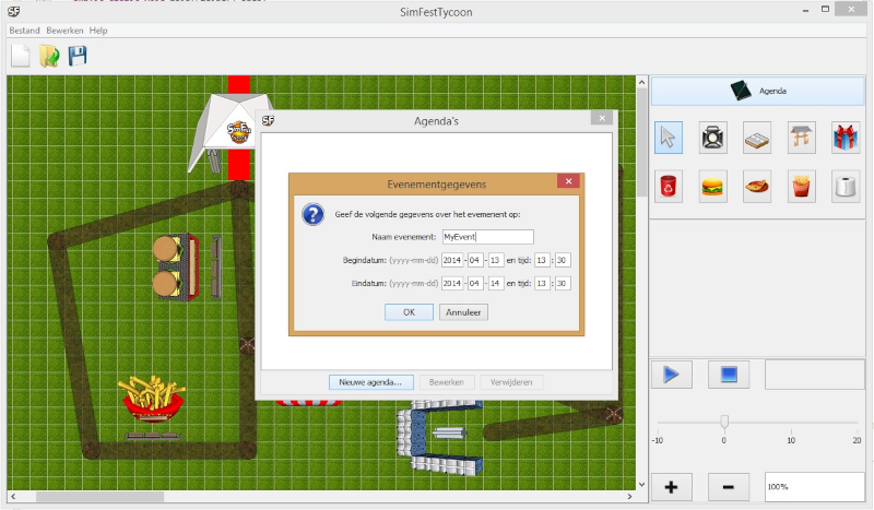 Screenshot festival simulator