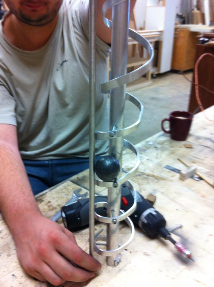 TeslaMaze spiral elevator